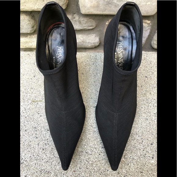 Vintage Yves St Laurent Booties Tom Ford 2001 sz40 - Picture 2 of 8